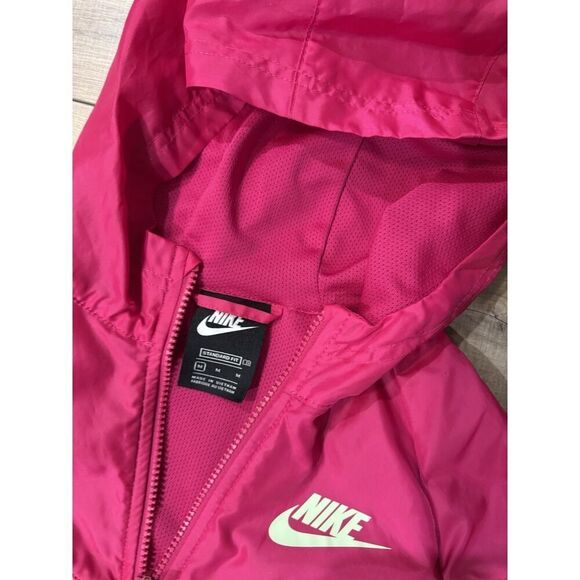 GIRLS' NIKE SPORTSWEAR Printed jacket Coat Pink Activewear Leggings M Medium 10 - Picture 4 of 4